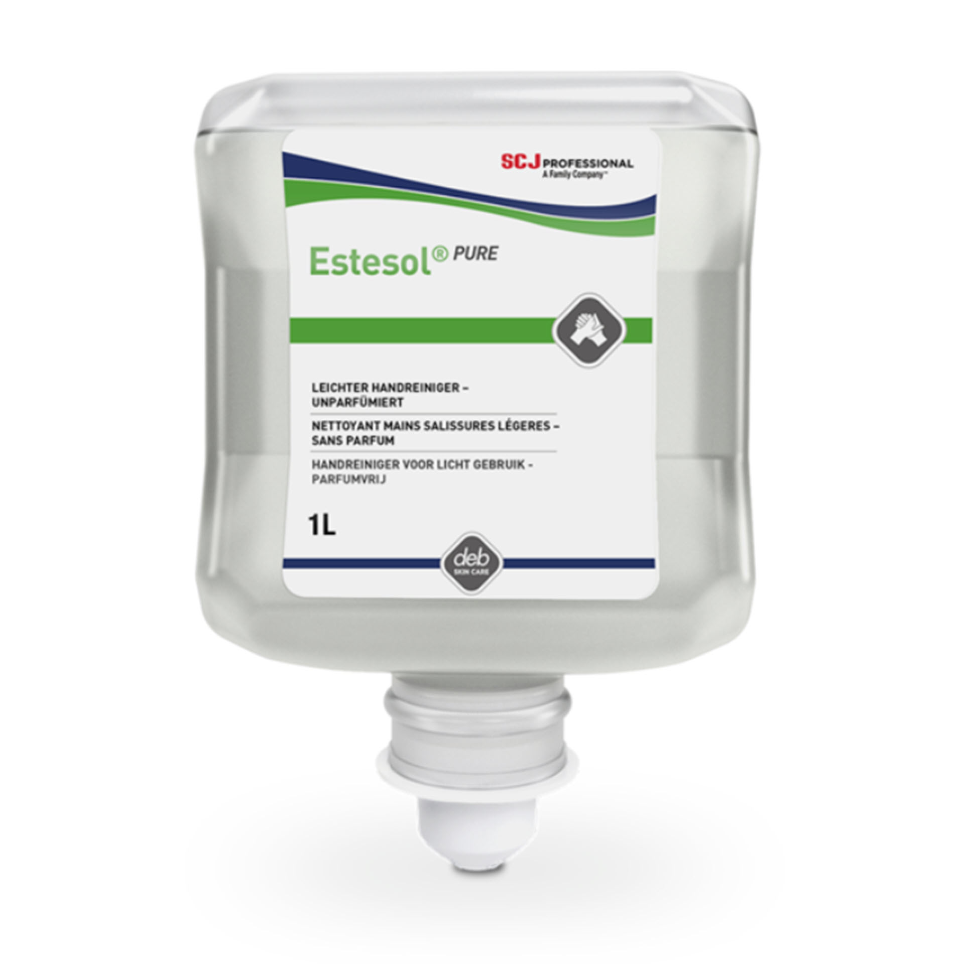 DSS Deb Estesol® PURE - Leichter Hautreiniger - 1 Liter Kartusche - PUW1L