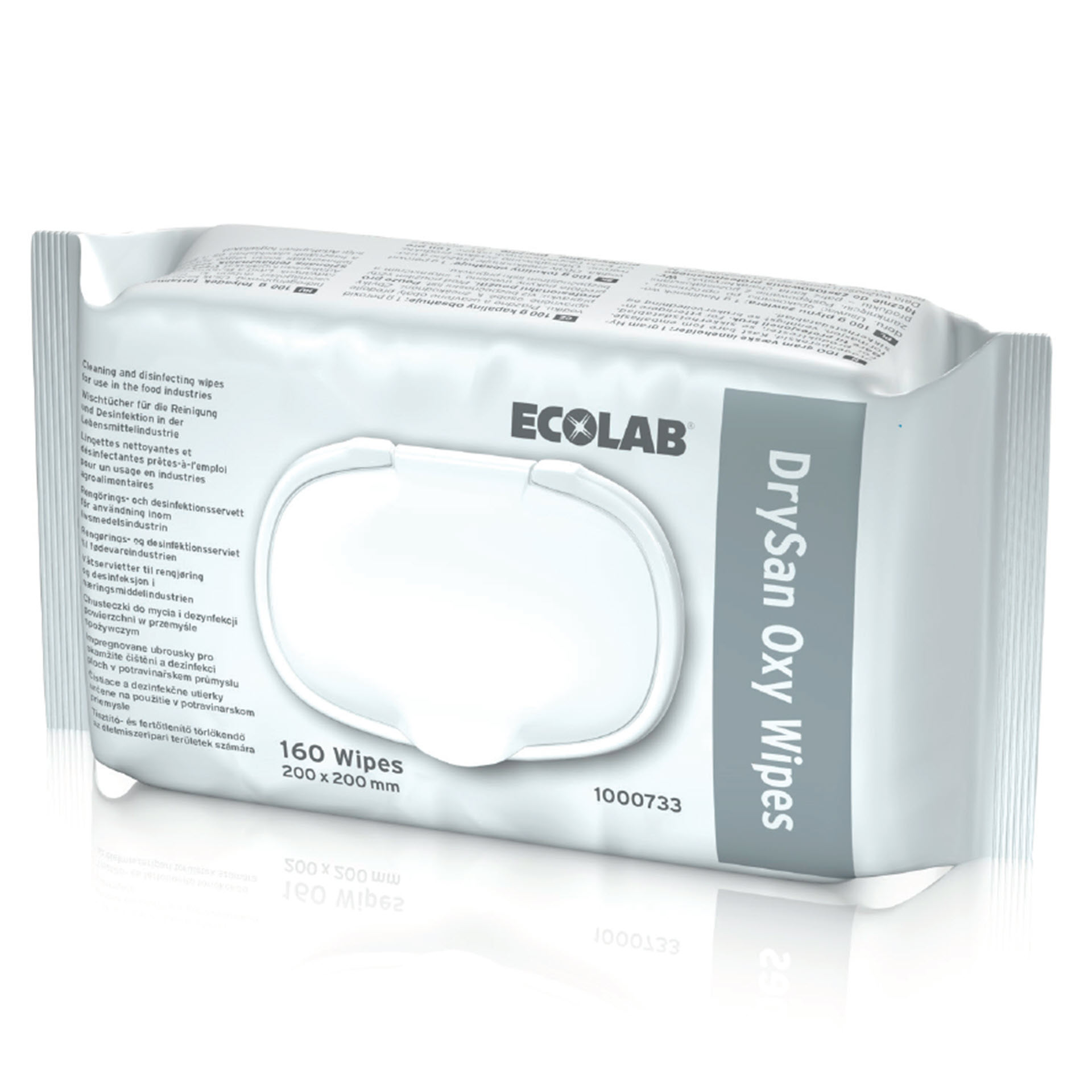 ECOLAB DRYSAN™ OXY Wipes - Softpack mit 160 Tüchern