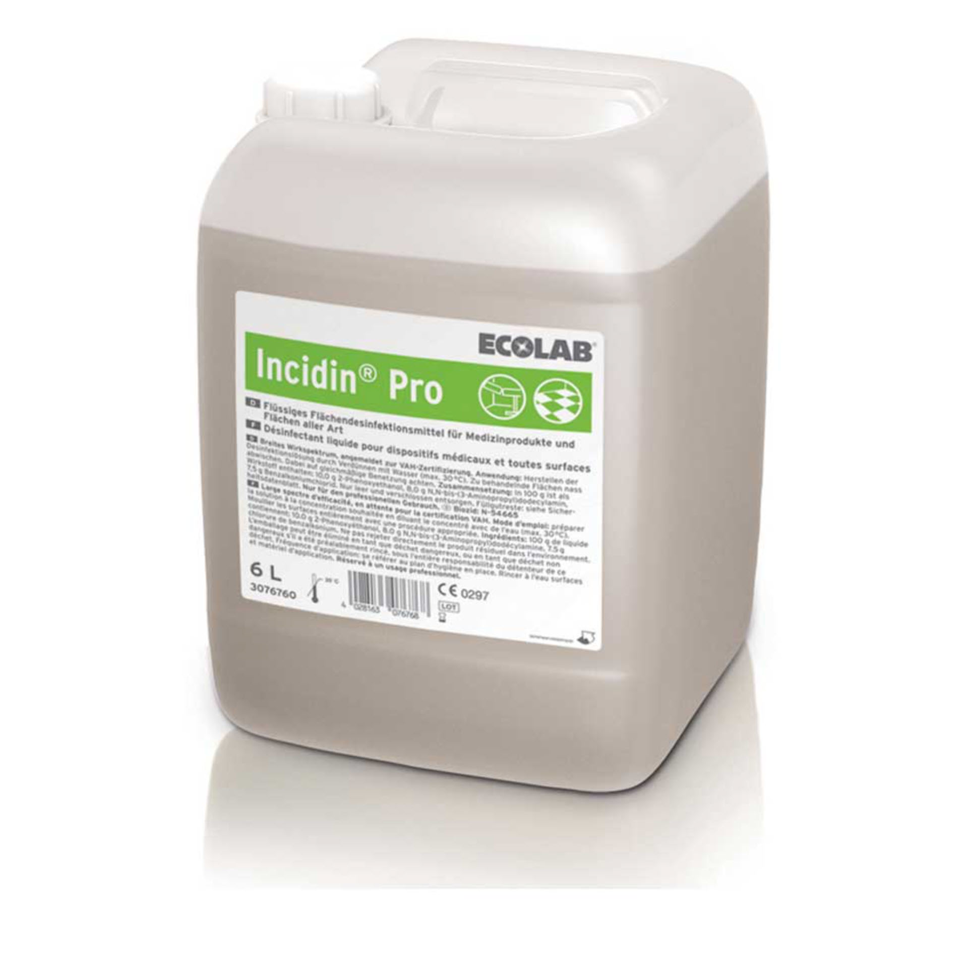 ECOLAB Incidin™ Pro Flächendesinfektionsmittel - Konzentrat - 2 Liter Doesierflasche