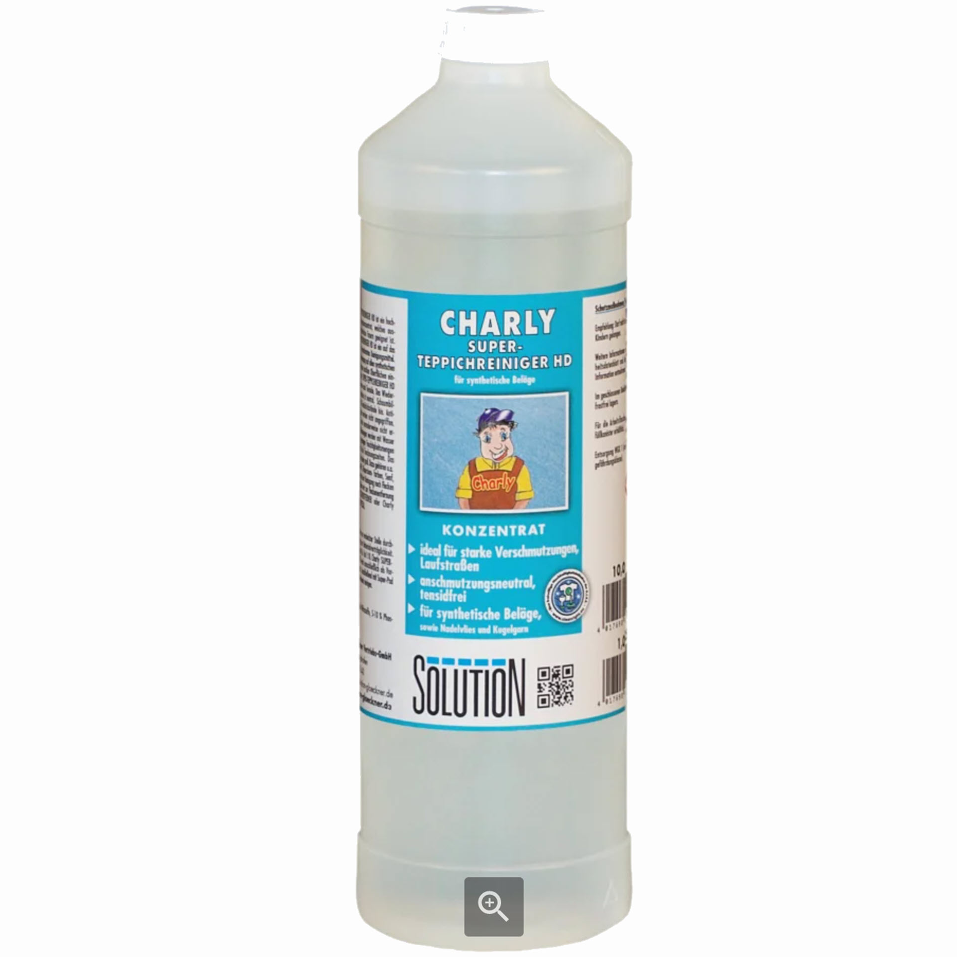 SOLUTION CHARLY Super-Teppichreiniger HD - 1 Liter Rundflasche