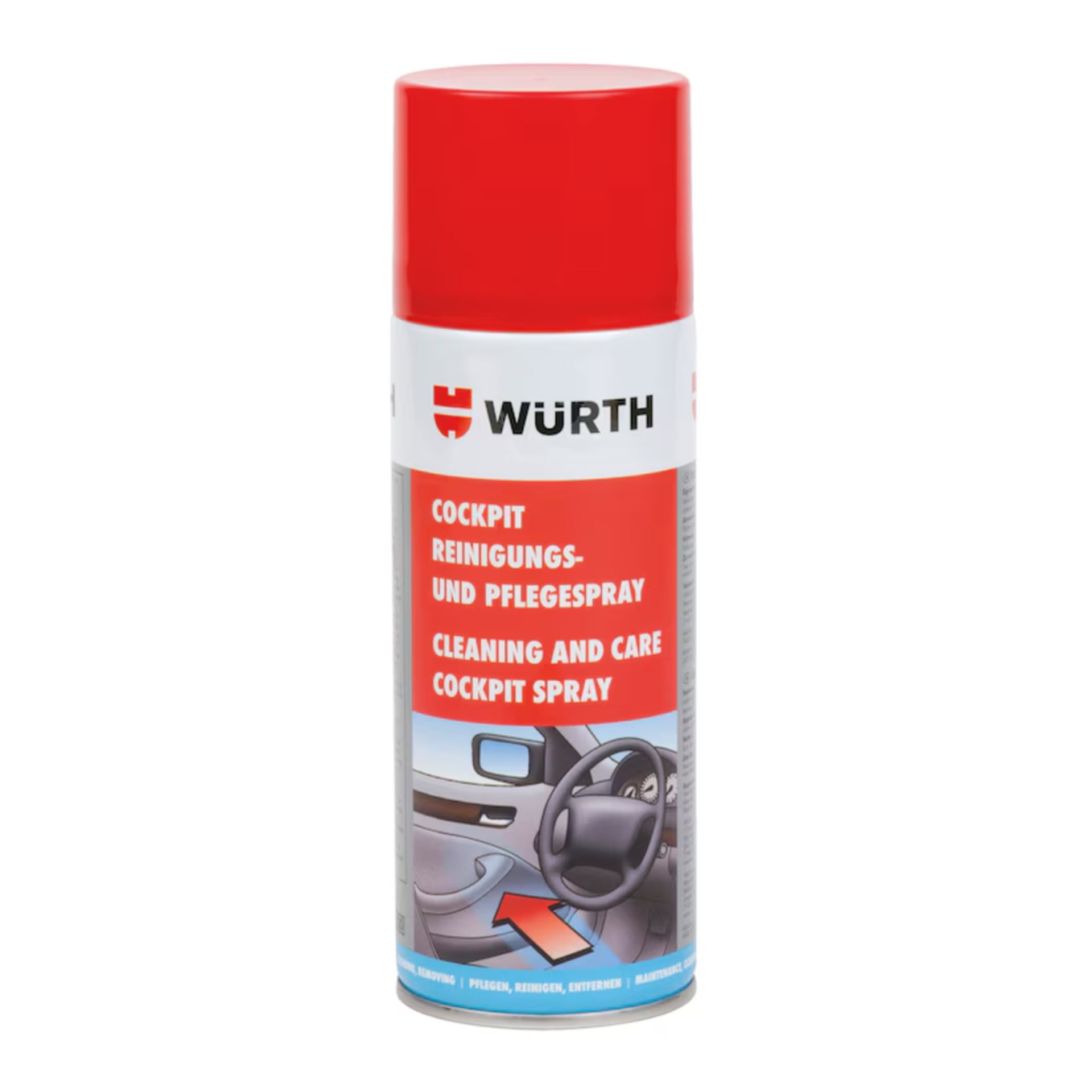 Würth Cockpit Reinigungs- und Pflegespray 400 ml - Art. Nr. 08902221