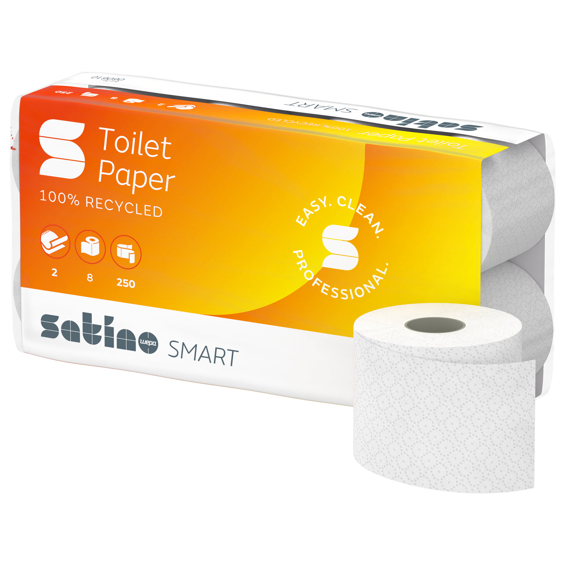 WEPA Satino Smart Toilettenpapier 2lagig - Kleinrollen - 060610
