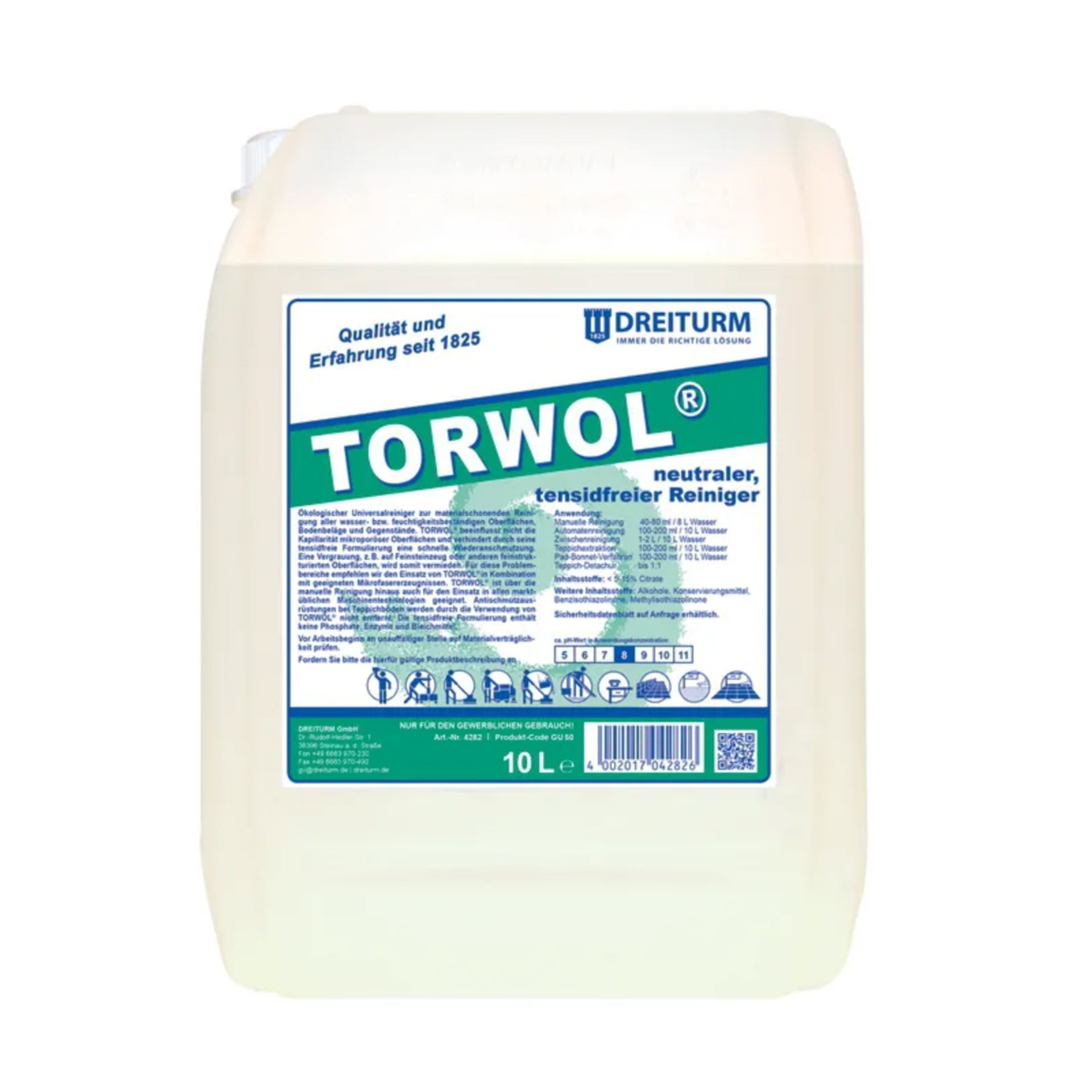 Dreiturm TORWOL®  tensidfreier Universalreiniger - 10 Liter Kanister