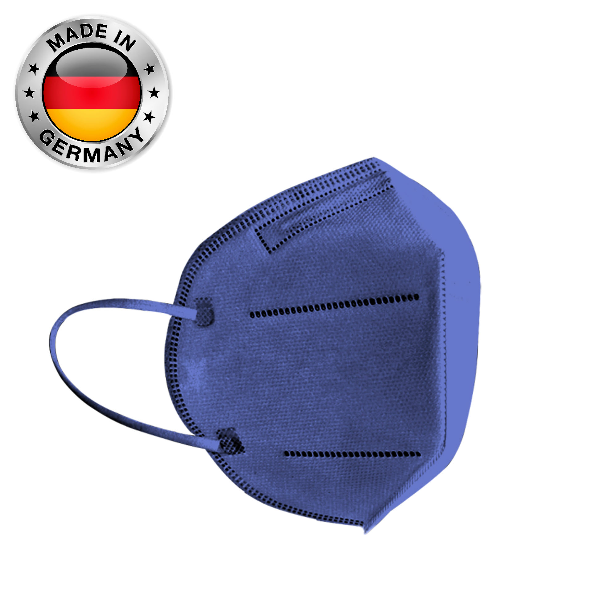 10er Box Atemschutzmaske - FFP2 NR Schutzklasse - Farblich Sortiert - *** Made in Germany ***