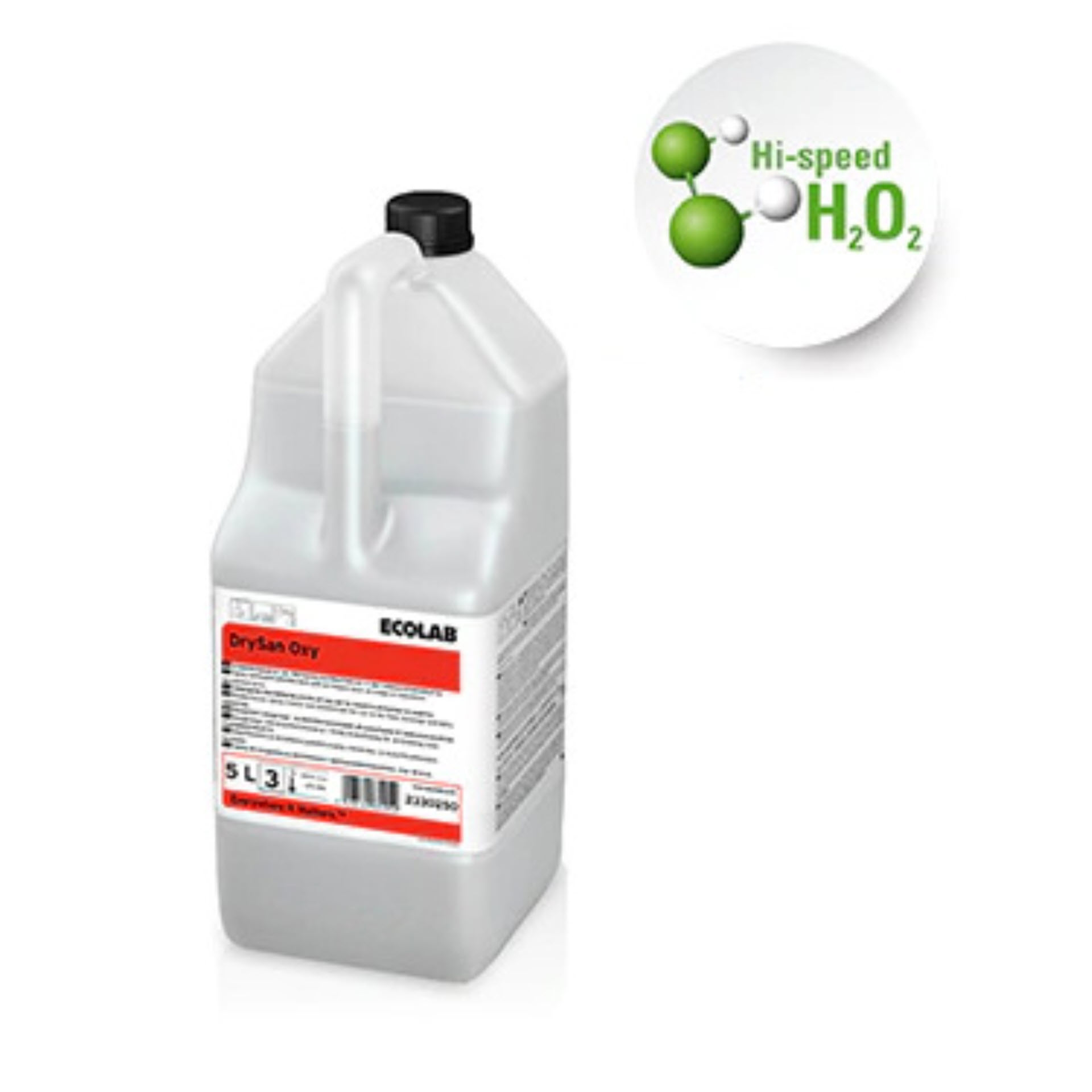 ECOLAB DRYSAN™ OXY Reiniger und Desinfektionsmittel - 5 Liter Kanister