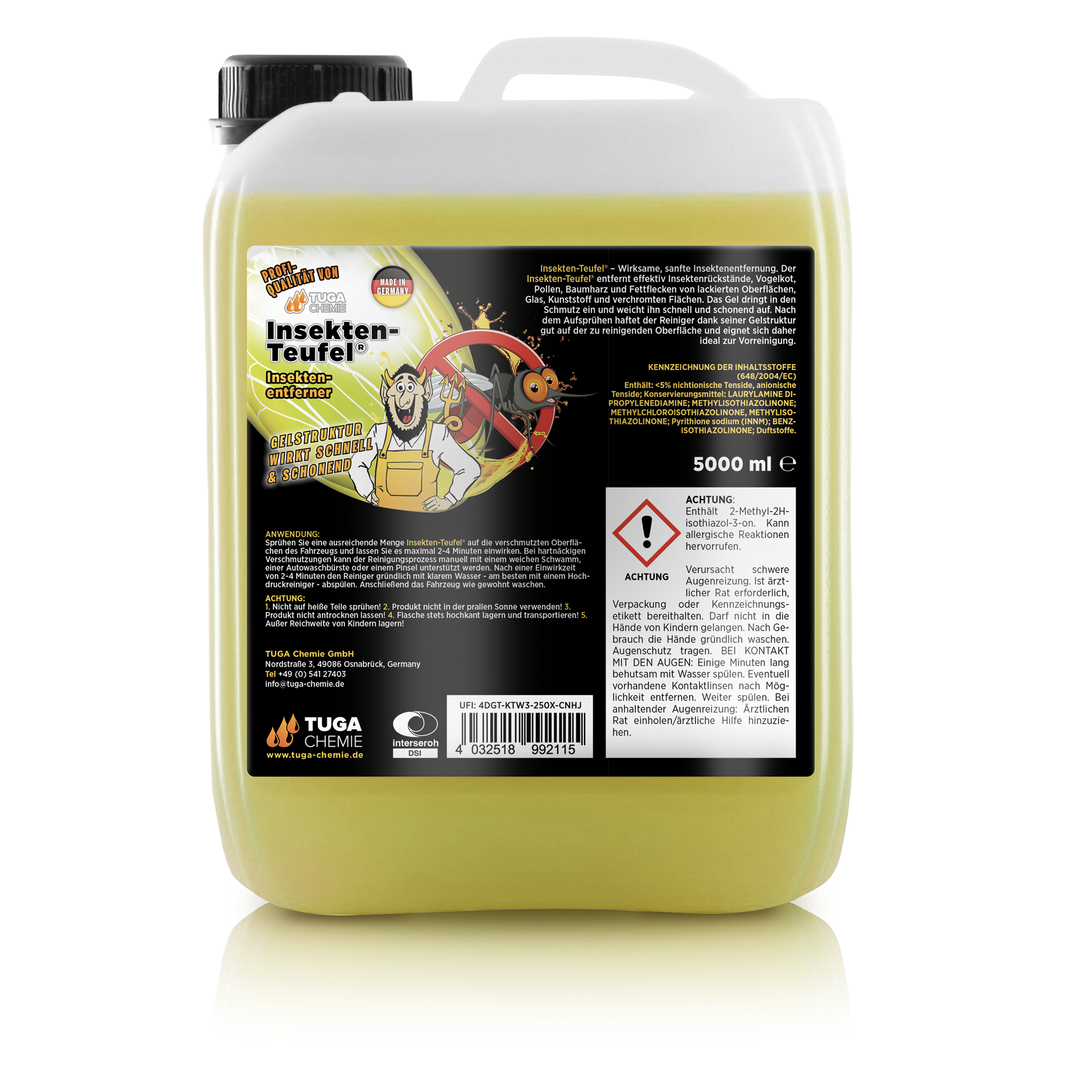TUGA Chemie Insekten-Teufel® Insektenentferner – 1 L / 5 L