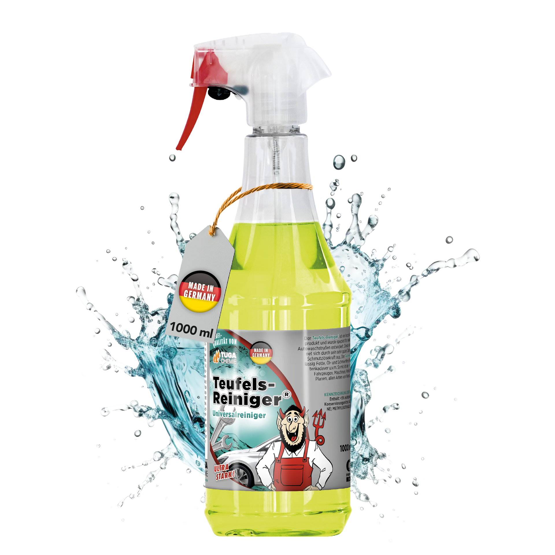 TUGA Chemie Teufels-Reiniger® Industriereiniger / Universalreiniger – 1 L / 5 L