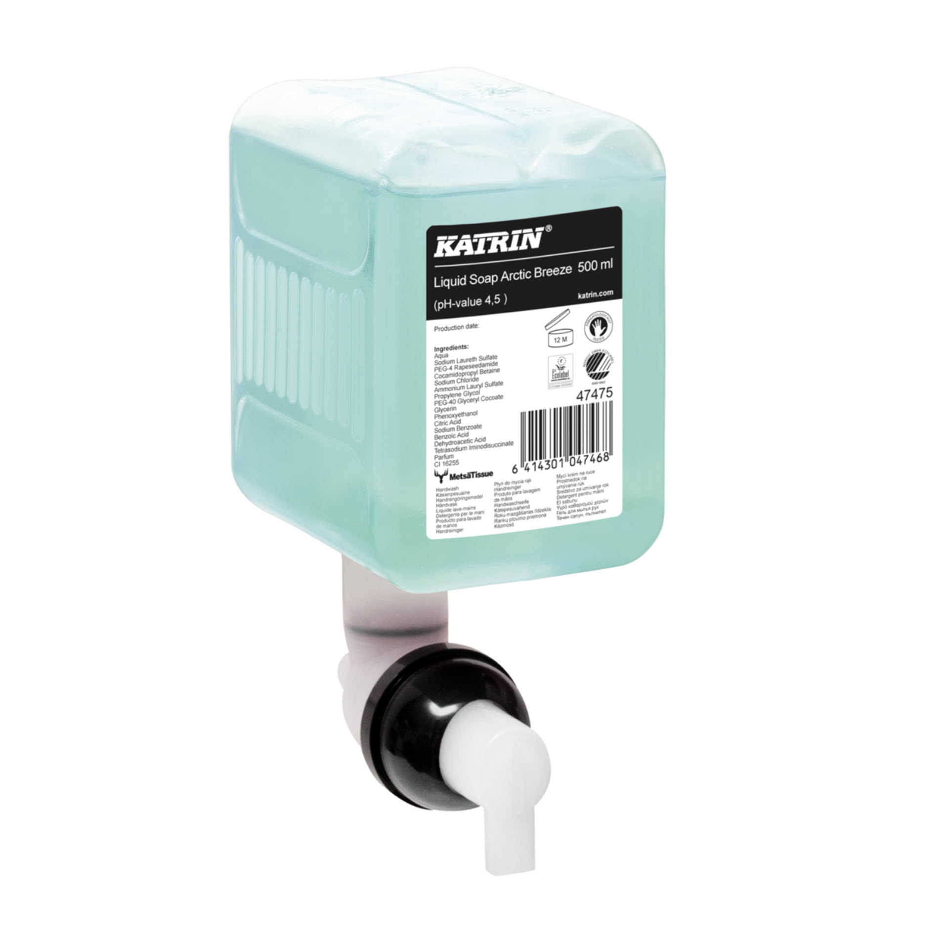 Katrin Handwaschseife "Arctic Breeze" 500 ml Patronen - 12 Patronen - 474750