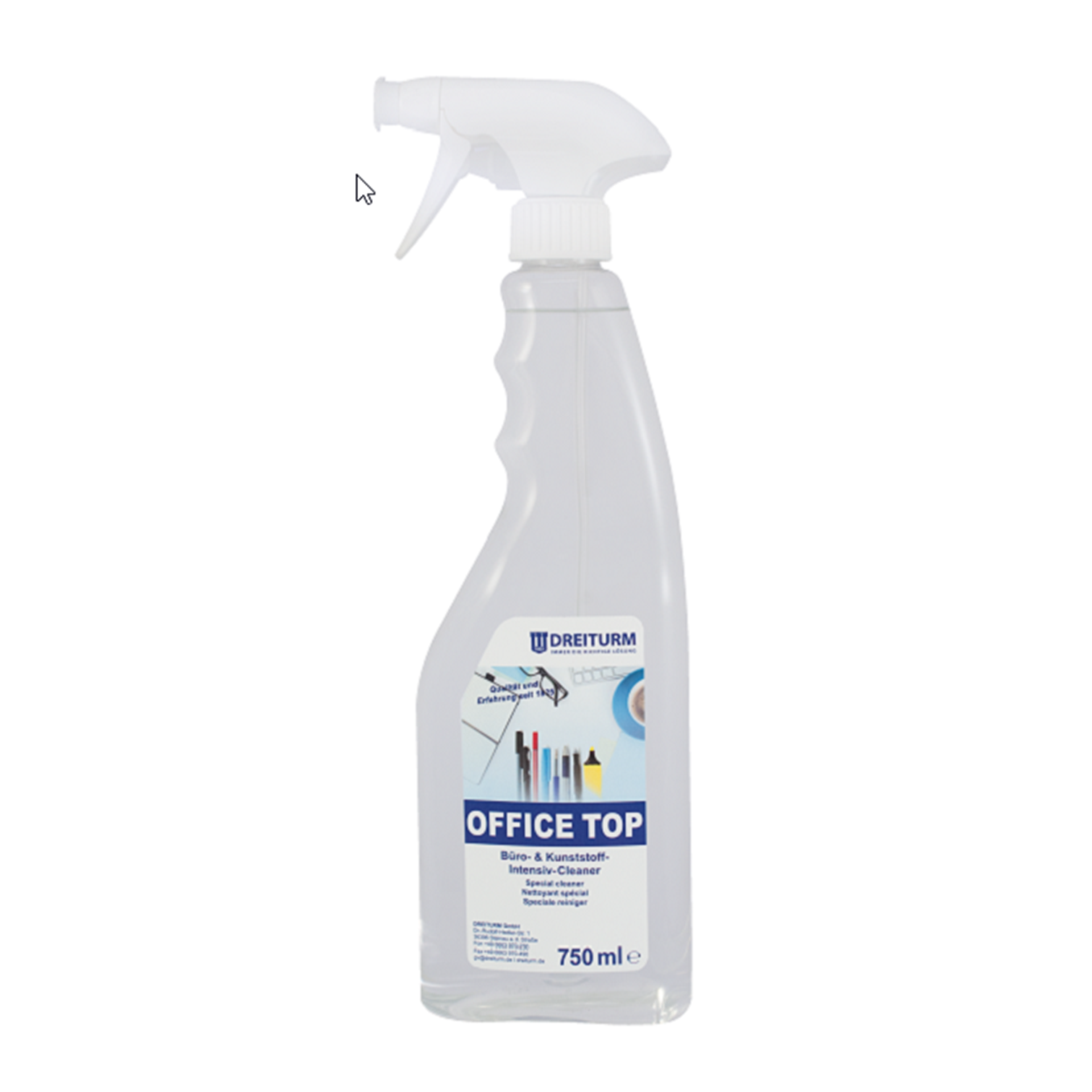 Dreiturm Office Top Strichentferner - 750 ml Sprühflasche