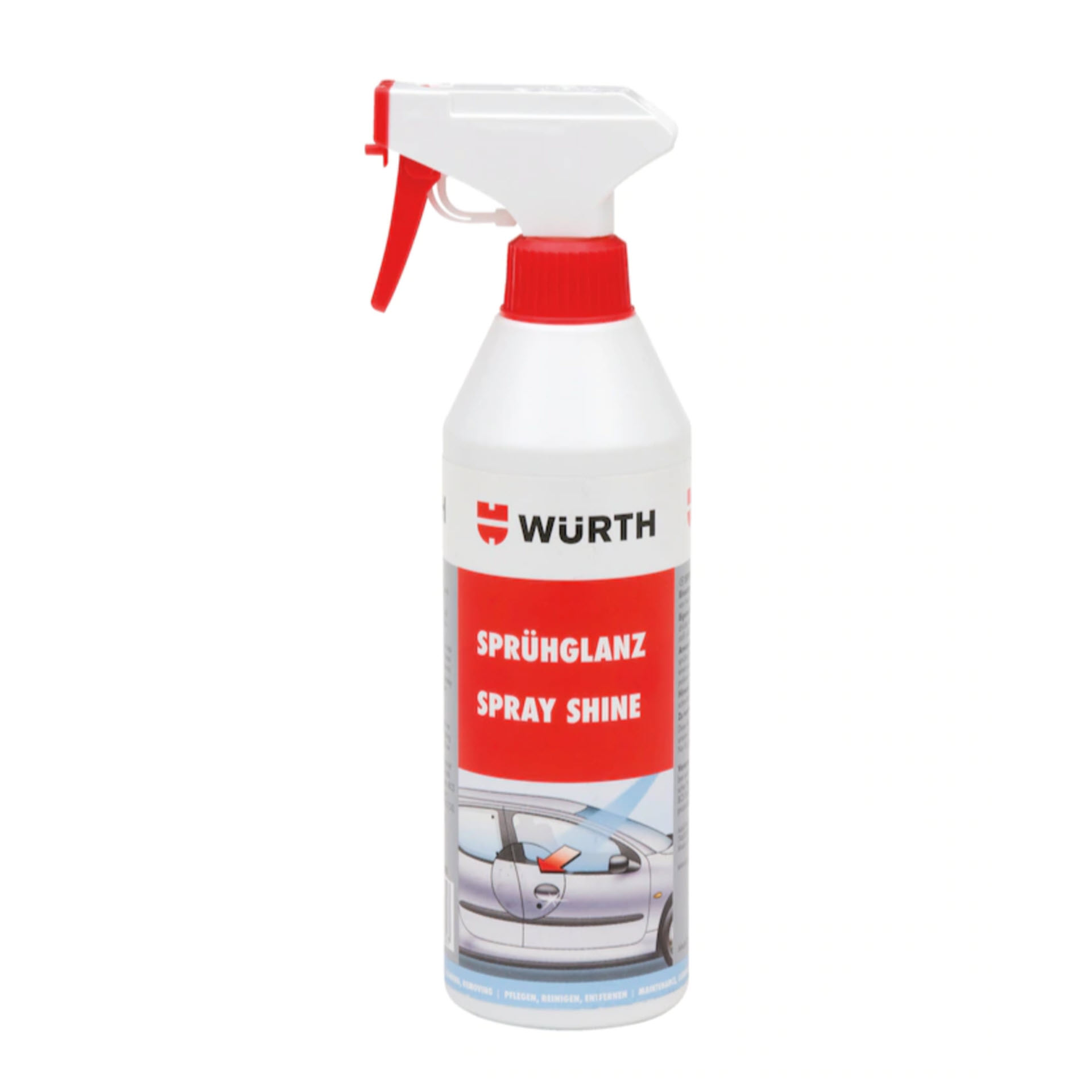 Würth Sprühglanz - Lackpflege - 500 ml Sprühflasche