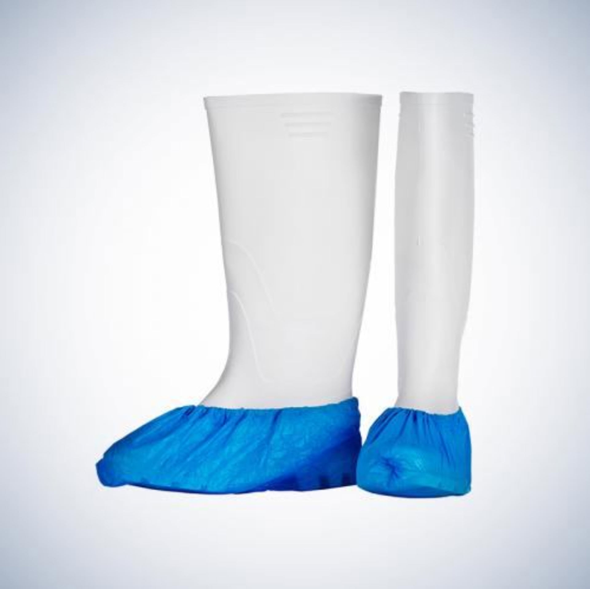 AMPri 07020 Med-Comfort PE-Überschuhe light, Blau