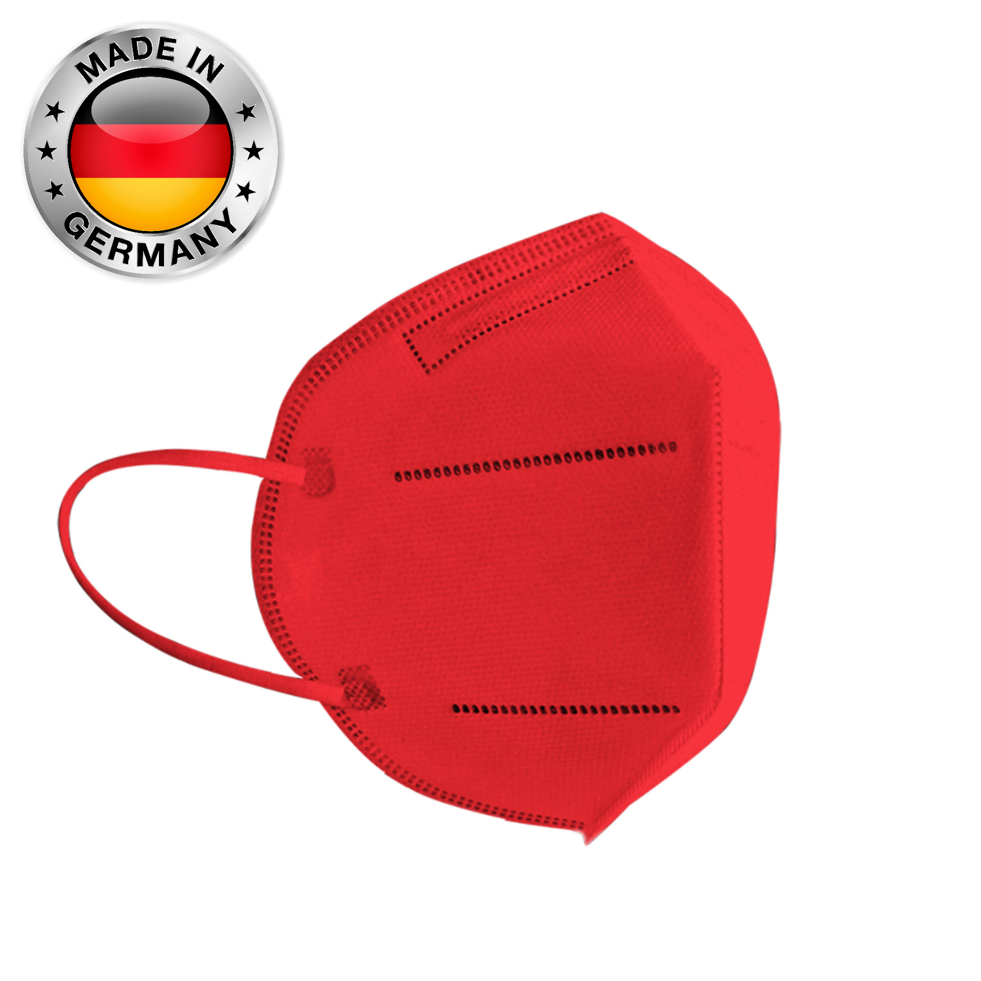 10er Box Atemschutzmaske - FFP2 NR Schutzklasse - Farblich Sortiert - *** Made in Germany ***