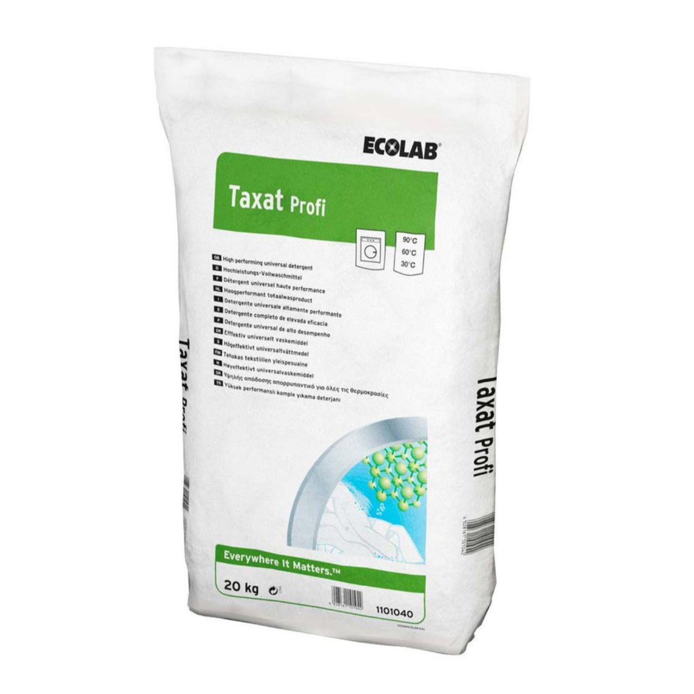 ECOLAB Taxat® Profi Vollwaschmittel - 20 kg Sack