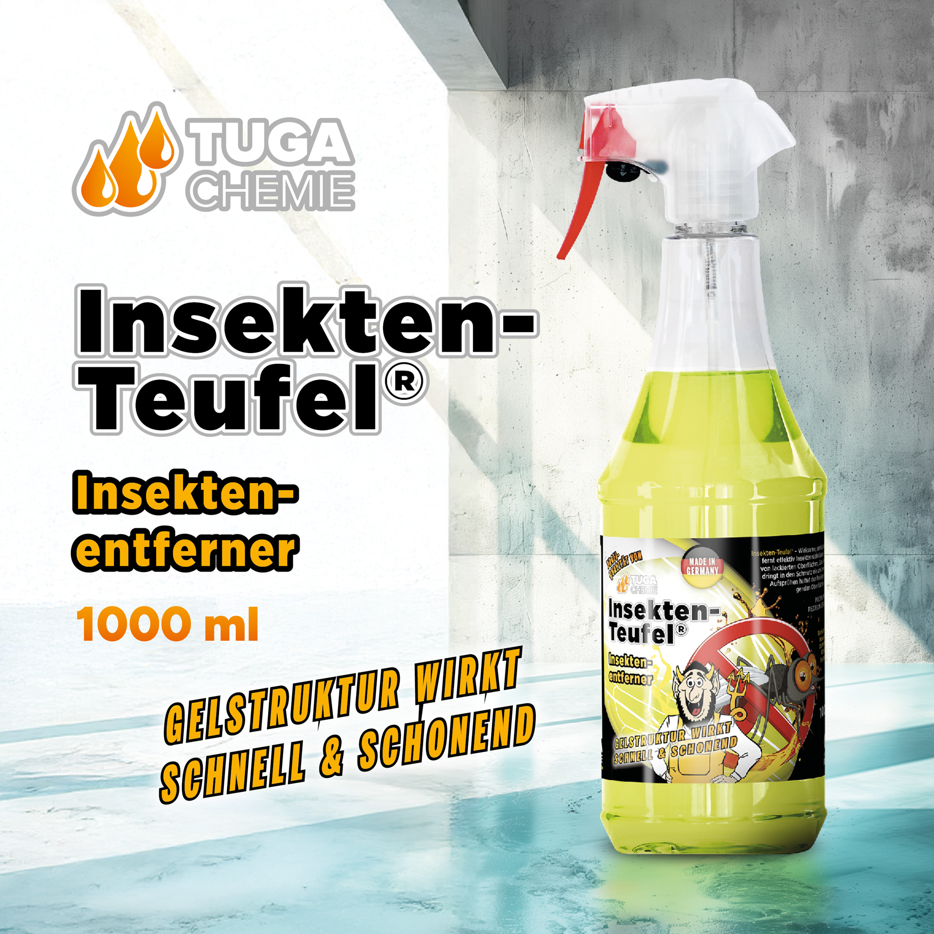TUGA Chemie Insekten-Teufel® Insektenentferner – 1 L / 5 L