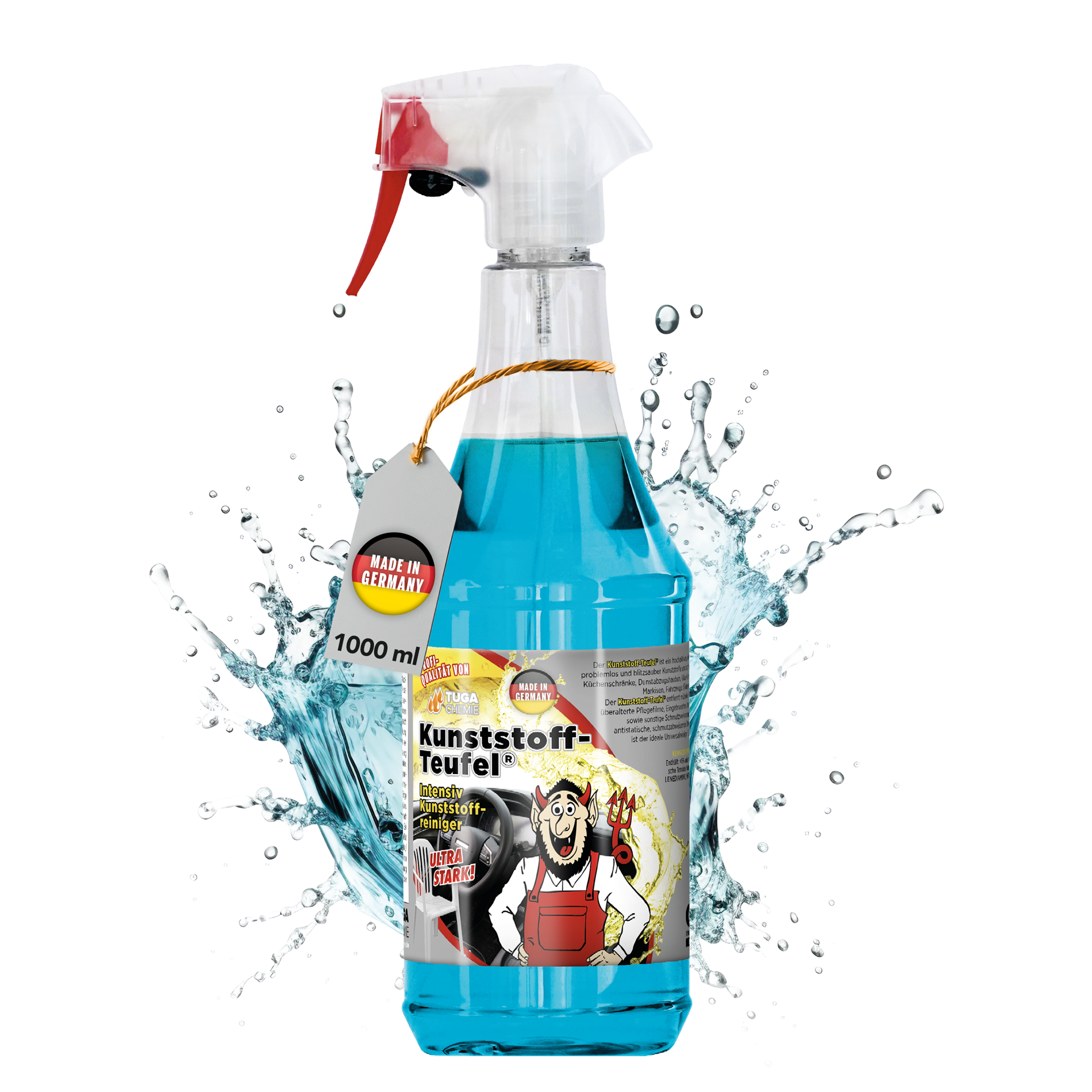 TUGA Chemie Kunststoff-Teufel® Universalreiniger 1 Liter Sprühflasche