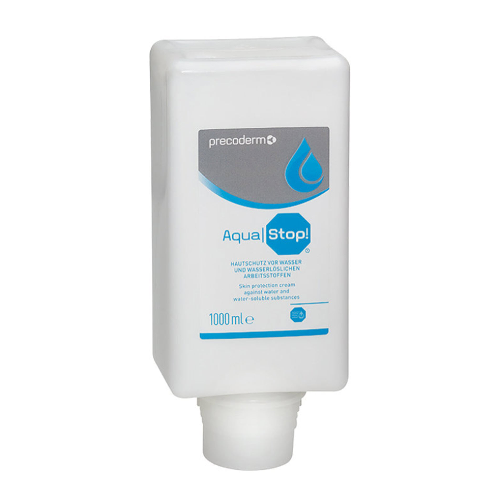 Azett AquaStop / Pre Wa Sens Hautschutzcreme - 1.000 ml Softflasche - 915000019