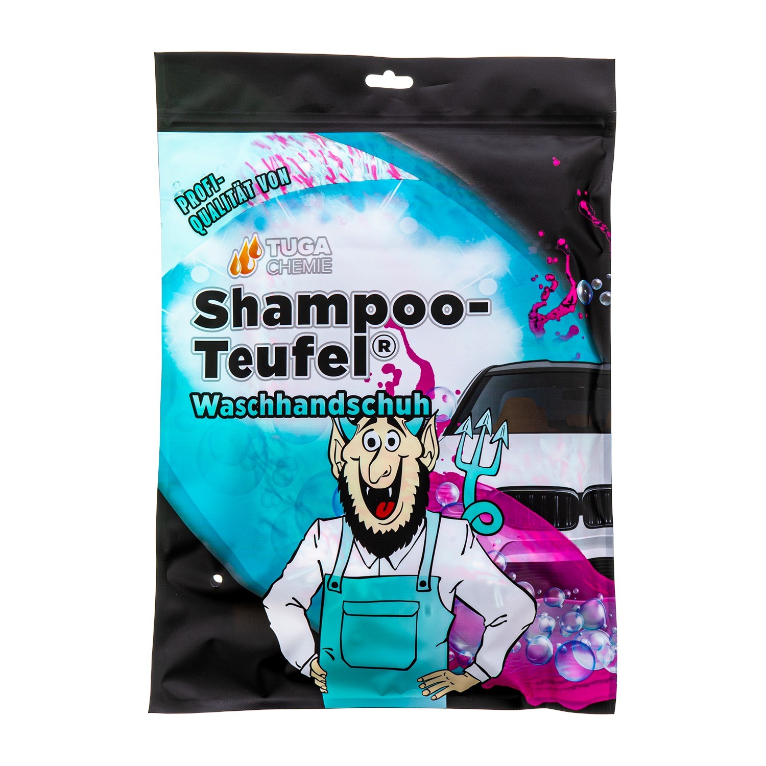 TUGA Chemie Shampoo-Teufel® Waschhandschuh WH-1-D – 23 × 16 cm