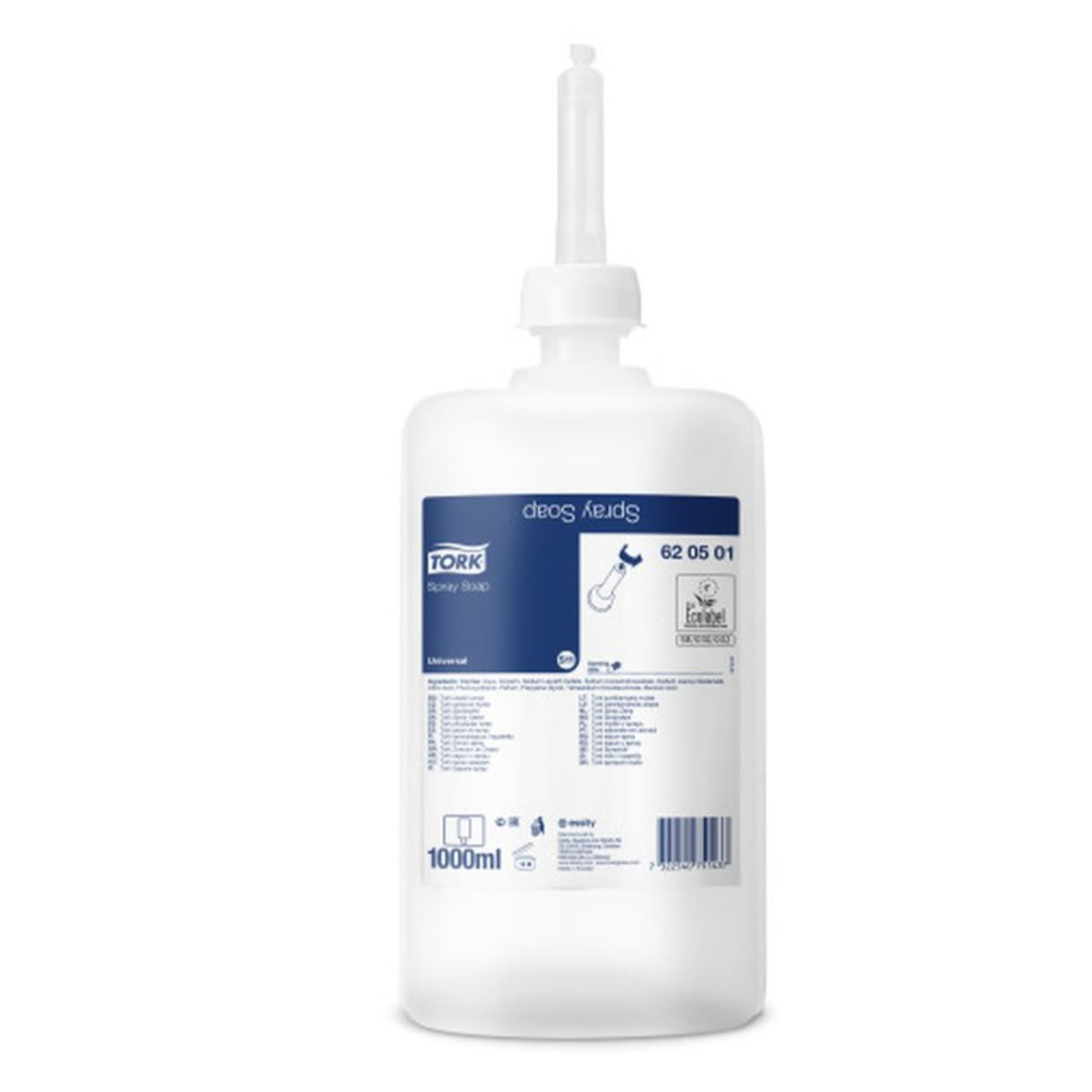 Tork Spray Seife 1 Liter universal S1/S11 farblos - parfümiert - 620501 - Karton mit 6 Flakon