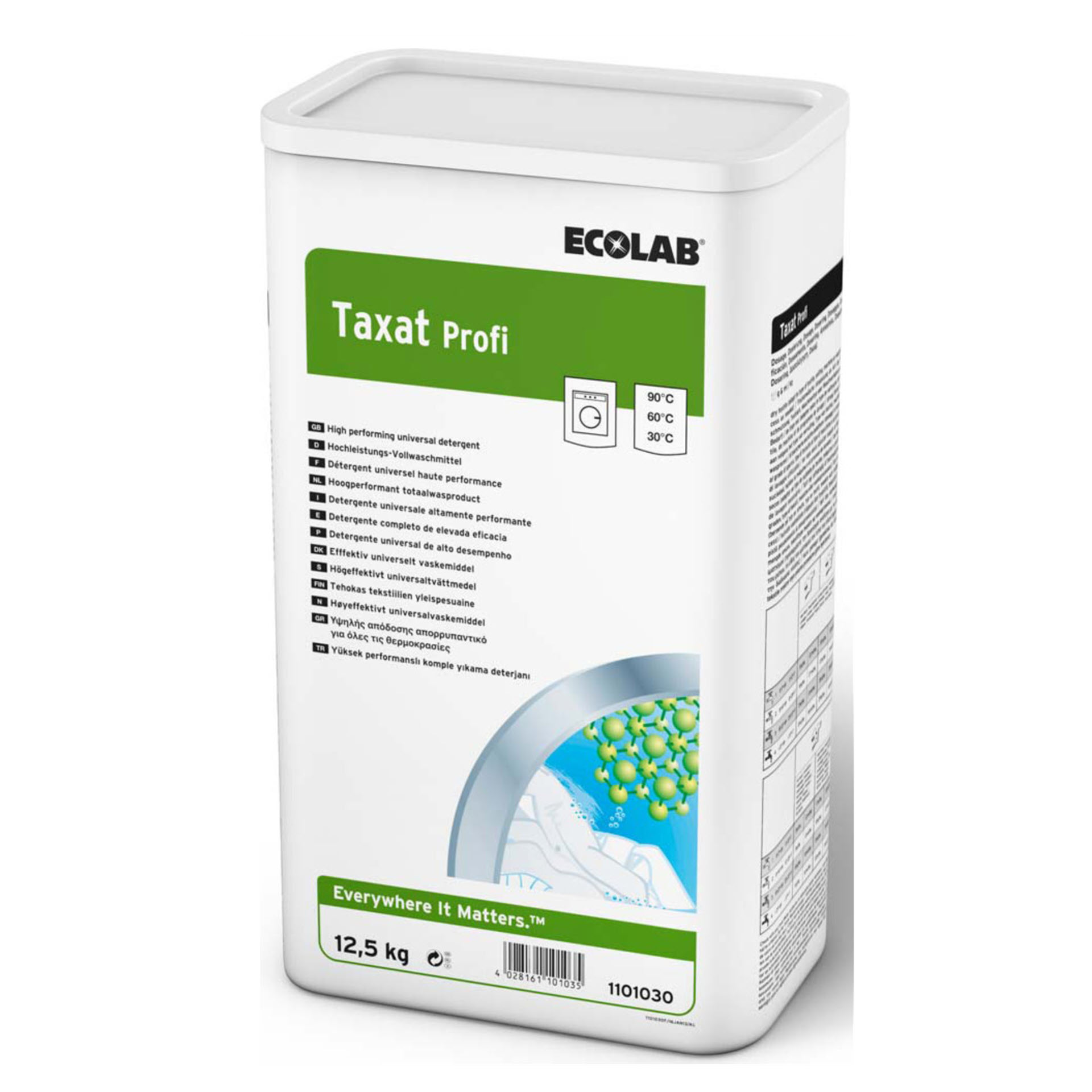 ECOLAB Taxat® Profi Vollwaschmittel - 12,5 kg Trommel
