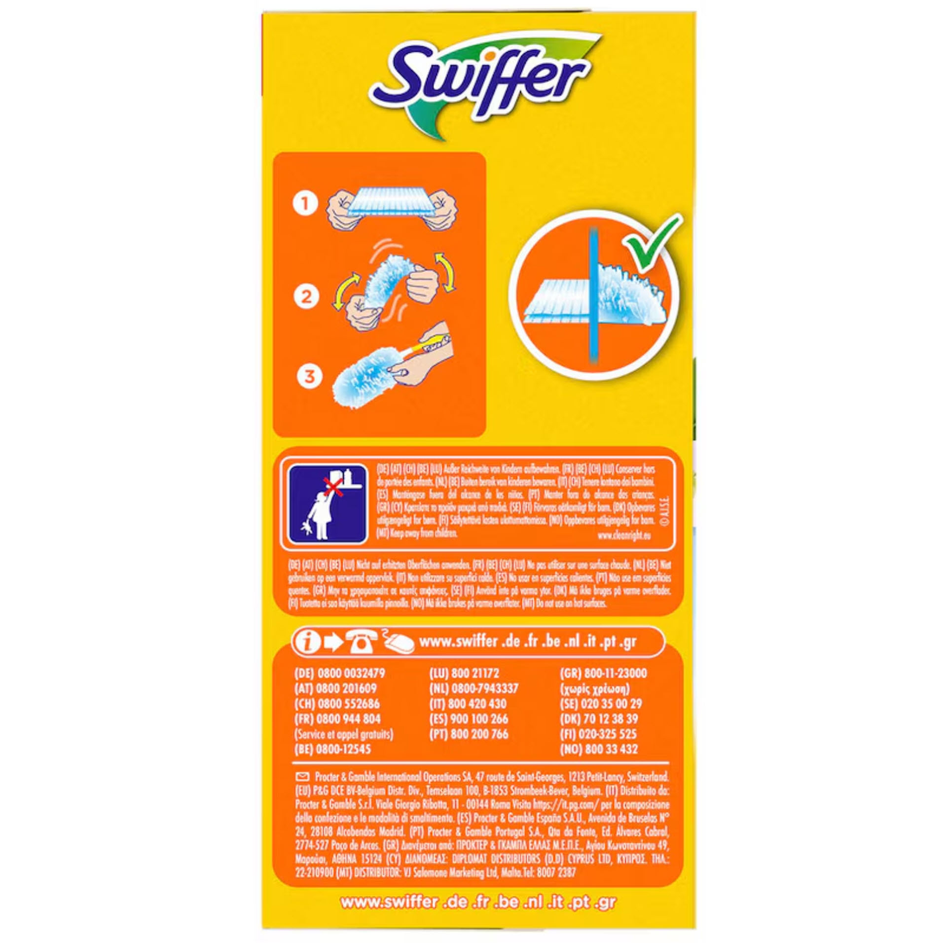 Swiffer Staubmagnet Nachfüllpack mit 23 Tüchern – Giga-Pack