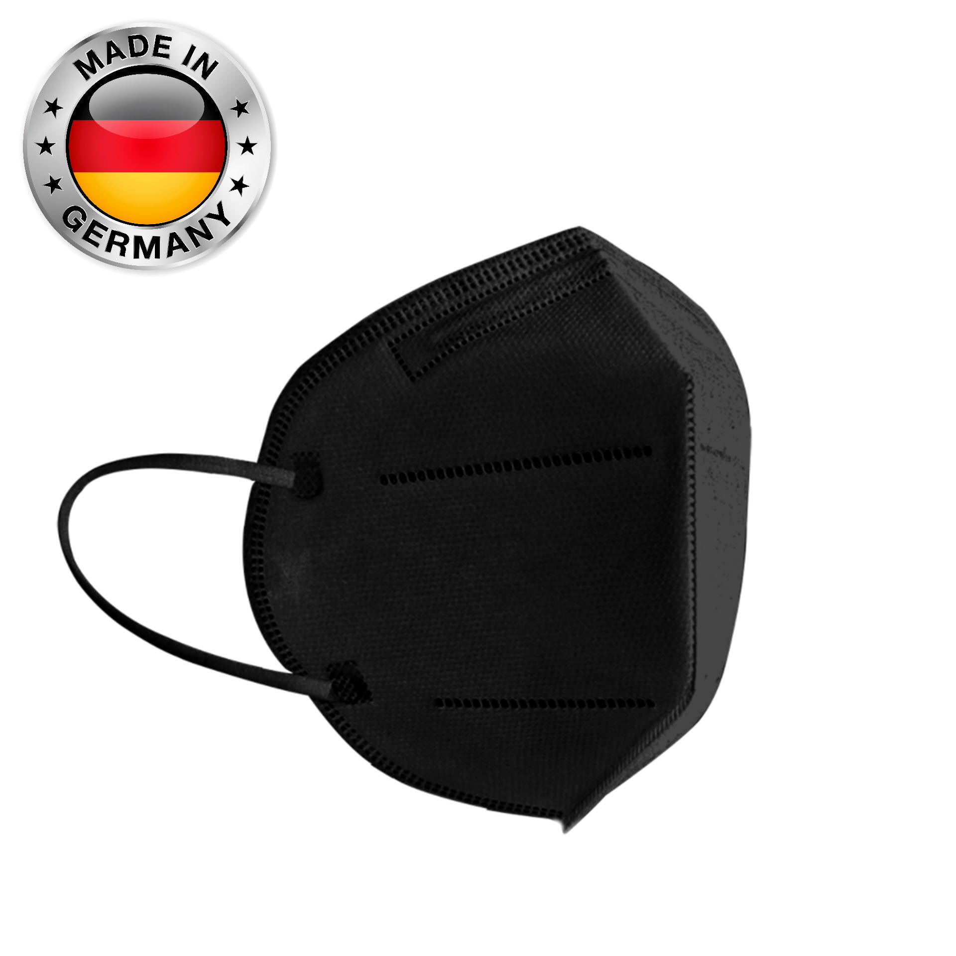 10er Box Atemschutzmaske - FFP2 NR Schutzklasse - Farblich Sortiert - *** Made in Germany ***