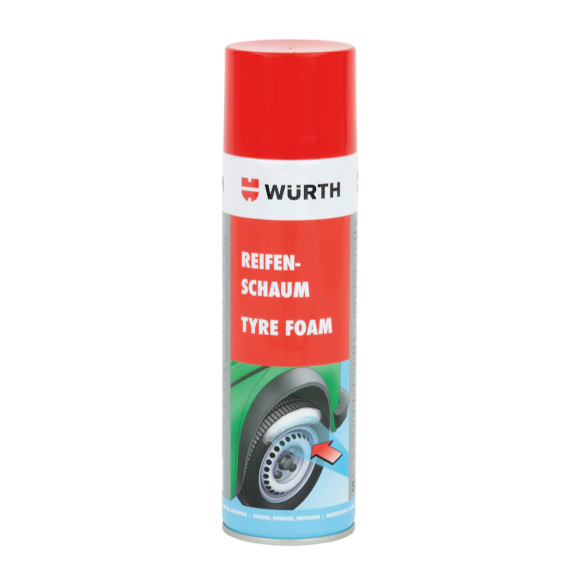 Würth Reifenschaum - Reifenpflegeschaum - 500 ml Sprühdose